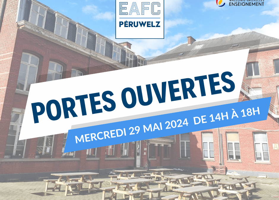 Portes Ouvertes – Mercredi 29 mai 2024